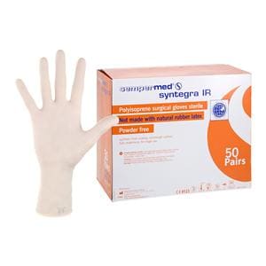 Syntegra IR Polyisoprene Surgical Gloves 5.5 Beige, 6 BX/CA