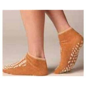 Terry Treads Patient Slippers Terry Side Out Beige Large 48/Ca