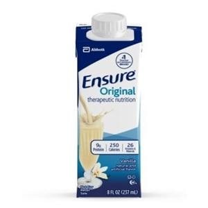 Ensure Original Drink Shake Vanilla 8oz Carton 24/Ca