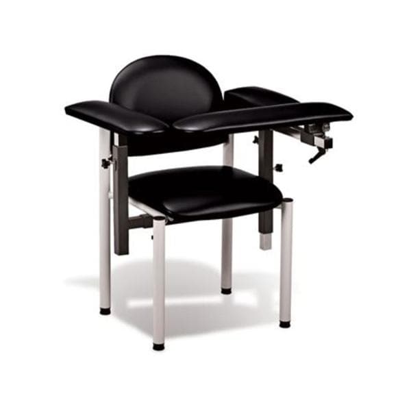 Blood Draw Chair Black Powder Coated 300 Lb Ea