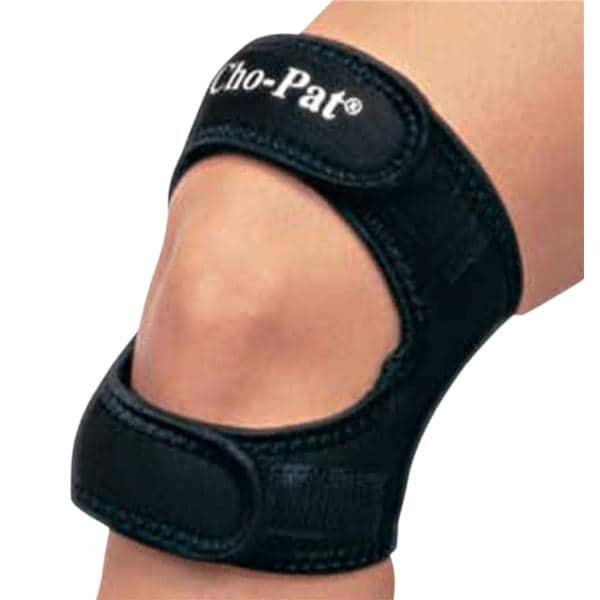 Cho-Pat Dual Action Strap Knee Size 2X-Large Neoprene 20-22" Left/Right