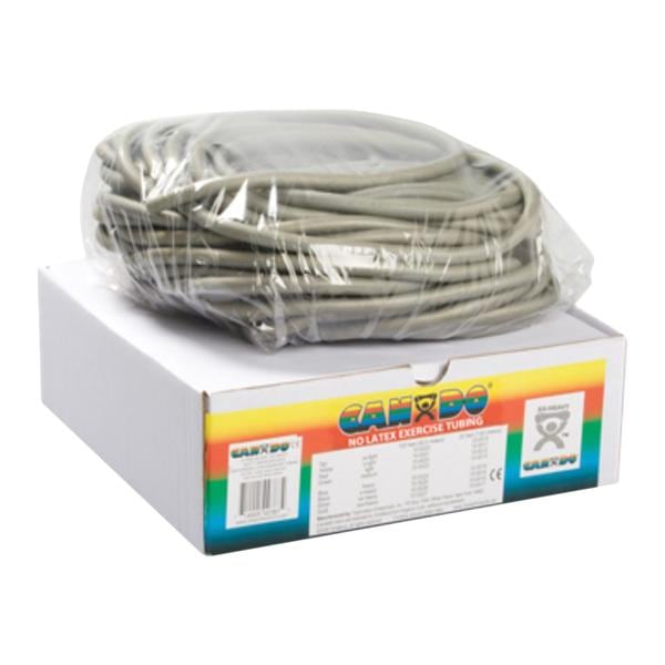 CanDo Exercise Tubing 100' Silver 2X-Heavy