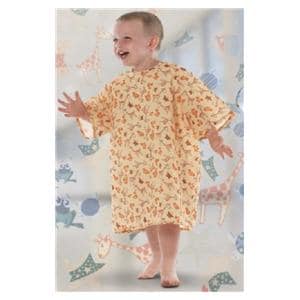 Patient Gown Pediatric Small Yellow Ea