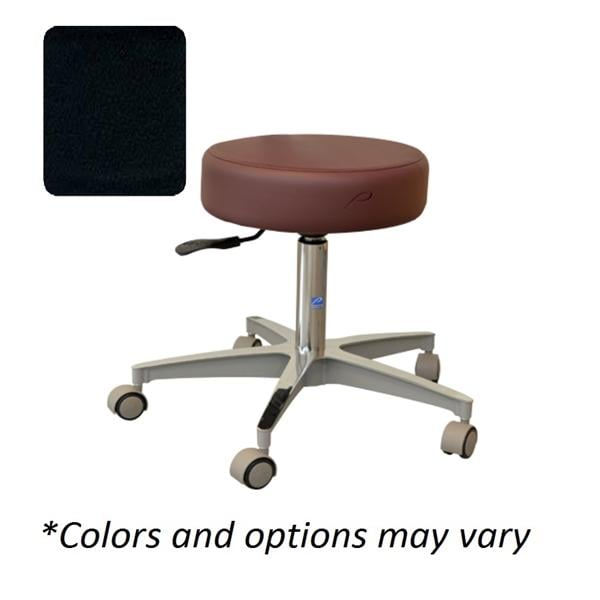 Five Series Exam Stool Black 300lb Capacity