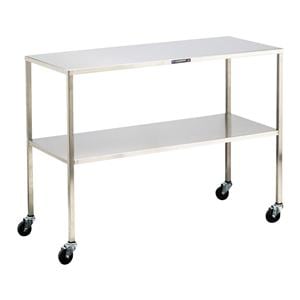 Instrument Table 300lb Capacity 3" Swivel Casters