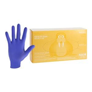 Walrus Nitrile Exam Gloves X-Small Cobalt Blue Non-Sterile, 10 BX/CA