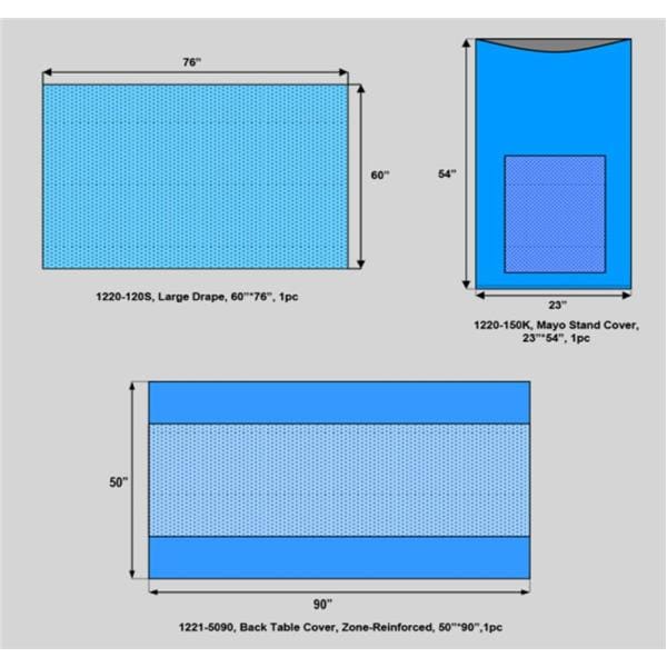 Surgical Pack Drape Large 76x60