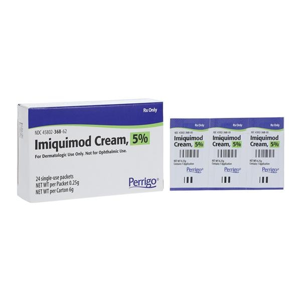 Imiquimod Topical Cream 5% Packets 0.25gm 24/Package