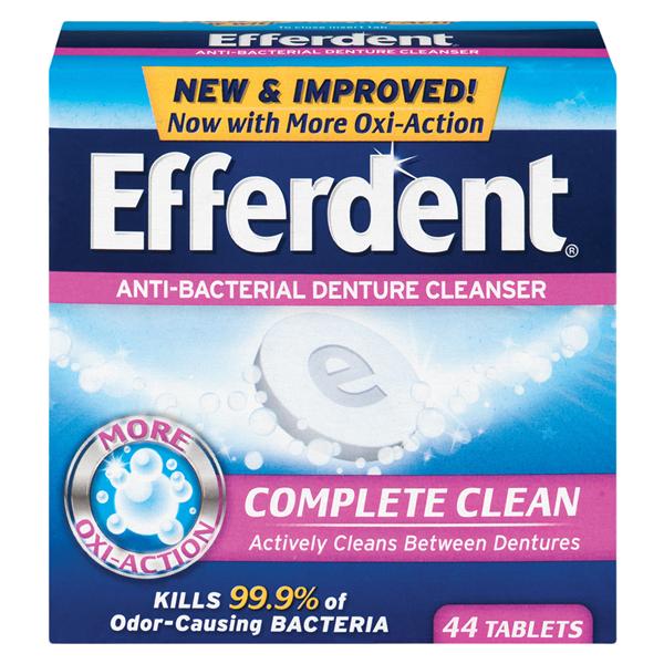 Efferdent Denture Cleanser Tablets 44/Bx