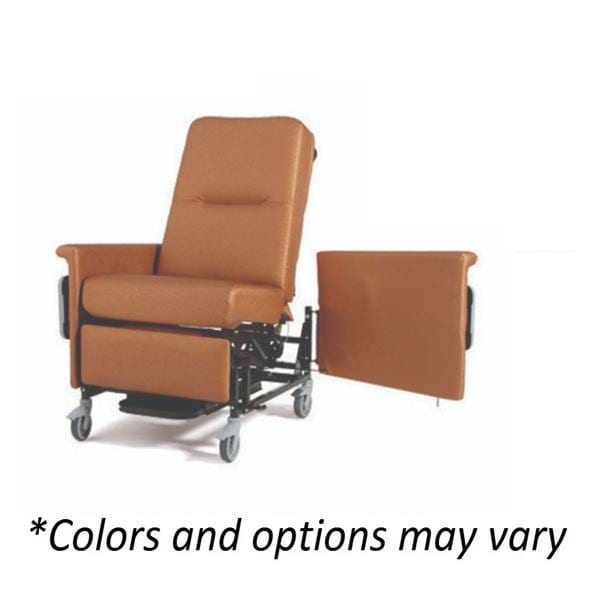 Recliner IV Chair Powder Coated Steel Frame 500 Lb Cobblestone Ea