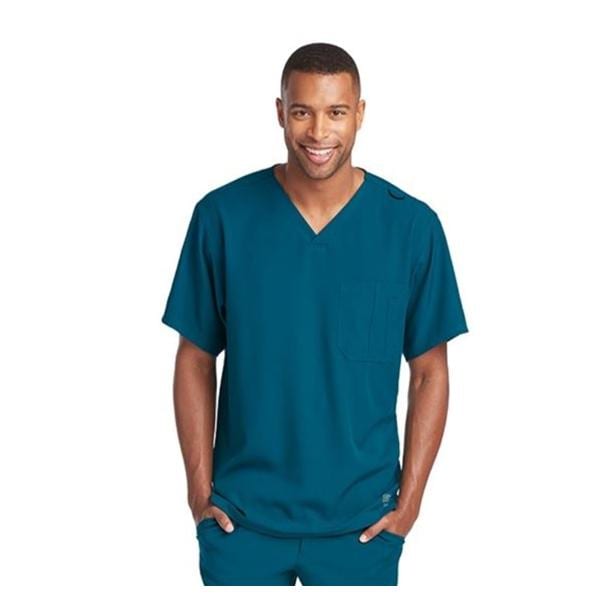 Skechers Scrub Top V-Neck 1 Pocket 3X Large Bahama Mens Ea