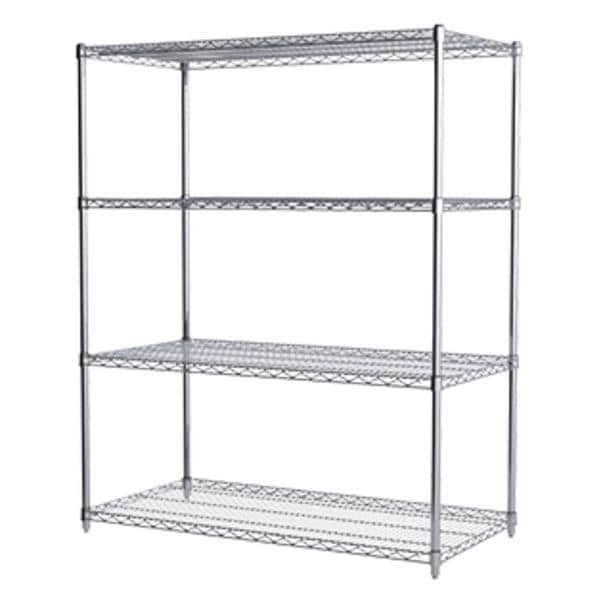 Shelf Starter Kit Chrome Ea