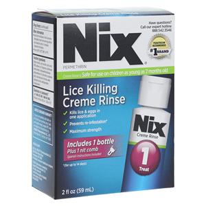 Nix Creme Rinse 1% Lice Treatement 2oz/Bt