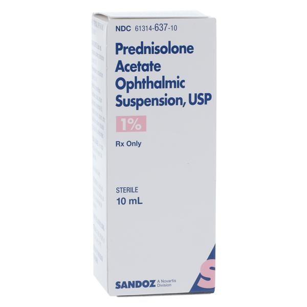 Prednisolone Acetate Ophthalmic Suspension 1% Bottle 10mL Each