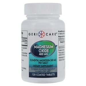 Magnesium Oxide Tablets 400mg 120/Bt