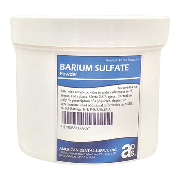 Barium Sulfate Powder 1lb/Ea