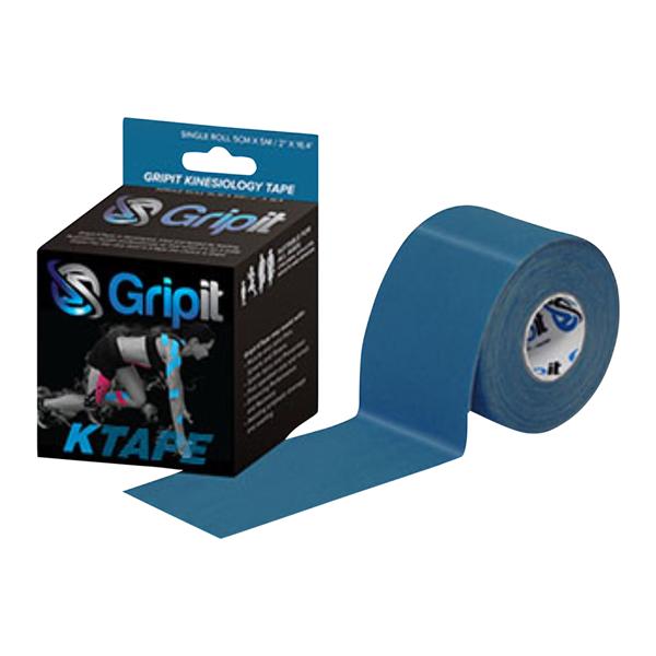 Strapit Kinesiology Tape Cotton/Lycra/Spandex 2"x5.5yd Royal Blue Ea