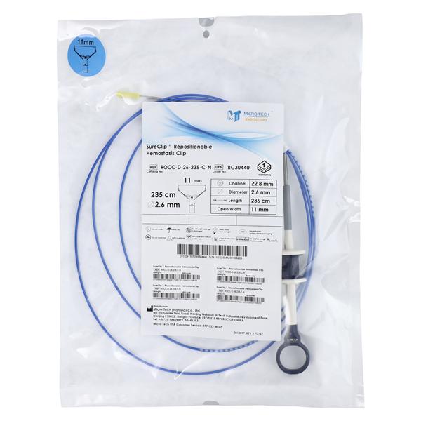 Repositionable SureClip 235cm 11mm Sterile Disposable 2/Bx