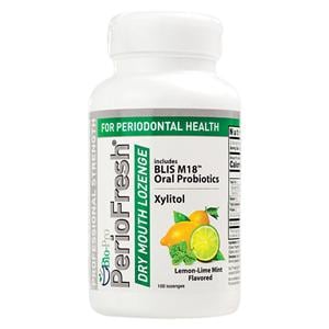 Bio-Pro PerioFresh Dry Mouth Lozenges Lemon-Lime Mint Xylitol 100/Bx