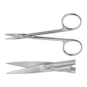 Iris Scissor Straight 4-1/2" Stainless Steel Reusable Ea