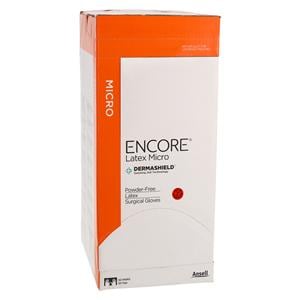 ENCORE Latex Micro Surgical Gloves 5.5 Standard Brown