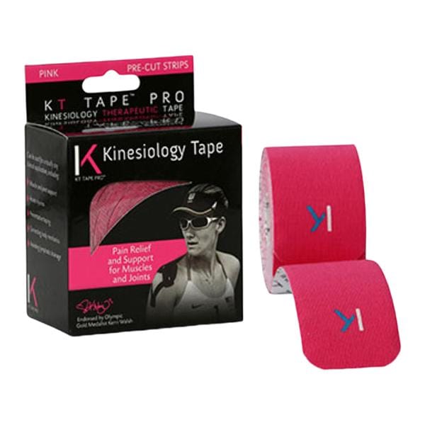 KT Pro Kinesiology Tape Synthetic Fiber 2"x20' Pink ea