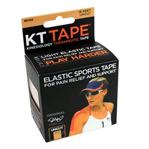 KT Tape Kinesiology Tape Cotton/Elastic 2"x16' Beige 8/pk