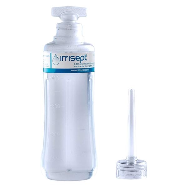 Irrisept Antimicrobial Wound Lavage Chlorhexidine Gluconate Sterile 450 LF 12/Ca