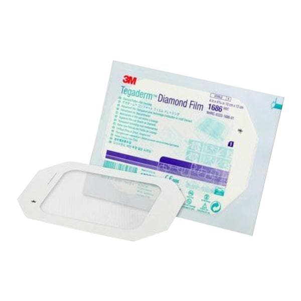 Tegaderm Film Transparent Dressing 4x4.75" Transparent