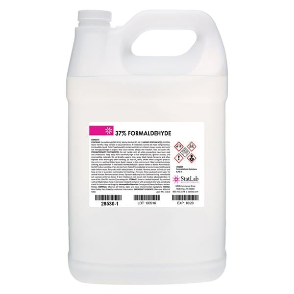 Formaldehyde Reagent 37% 5gal 5gal/Bx