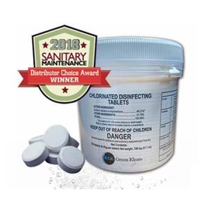 An EPA Registered Disinfectant & Sanitizer In One Tablet 120/Bt