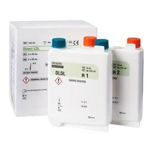 Multigent dLDL: Direct Low Density Lipoprotein Reagent R1 2x53mL/R2 2x20mL Ea