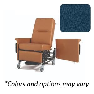 86 Series Bariatric Recliner Manual Colonial Blue Ea