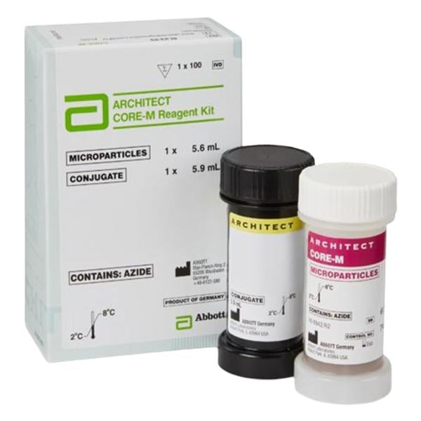 Architect Core-M Anti-HBc IgM Reagent 100 Tests Kit Ea