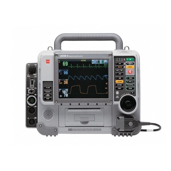 LIFEPAK Defibrillator/Monitor New Color LCD With Lithium Ion Battery Ea