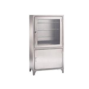 Freestanding Cabinet Stainless Steel Locking Handle Ea