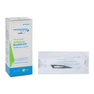 Personna Plus Stainless Steel Sterile Blade #11 Disposable 50/Bx, 6 BX/CA