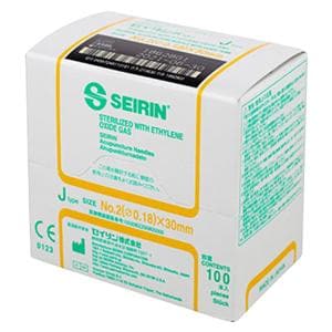 Seirin Acupuncture Needle .18x30mm Conventional 100/Bx