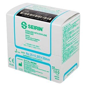 Seirin Acupuncture Needle .20x30mm Conventional 100/Bx