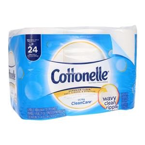 Cottonelle Soft Bath Bathroom Tissue White 1 Ply 12/Bg, 4 BG/CA