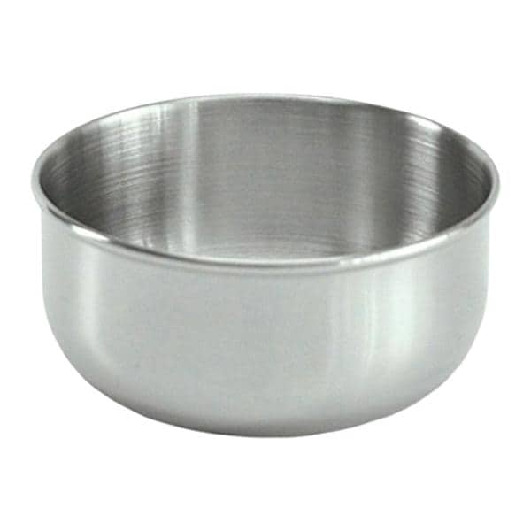 Sponge Bowl Round Stainless Steel Silver 1qt