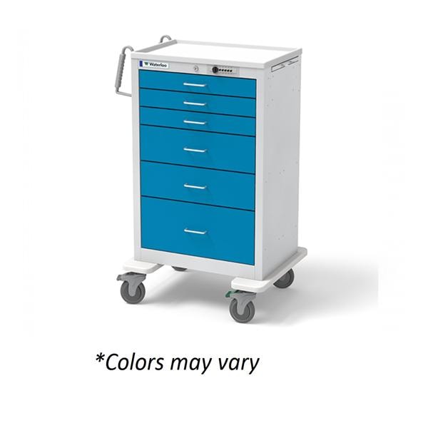 Anesthesia Cart 29x24.5x45" 5" Caster (6) Drawer Push Button Lock