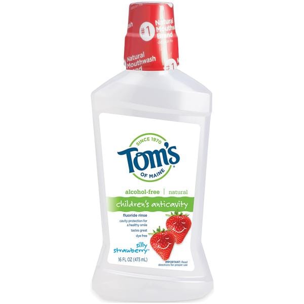 Tom's of Maine Strawberry Mouthwash 16 oz 6/Ca