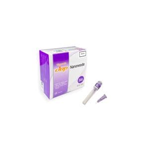 Specialty Hypodermic Needle 34gx3/16" Lavender Conventional 100/BX