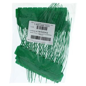 Pull-Tight Tamper Evident Unnumbered Seal Green 100/Pk