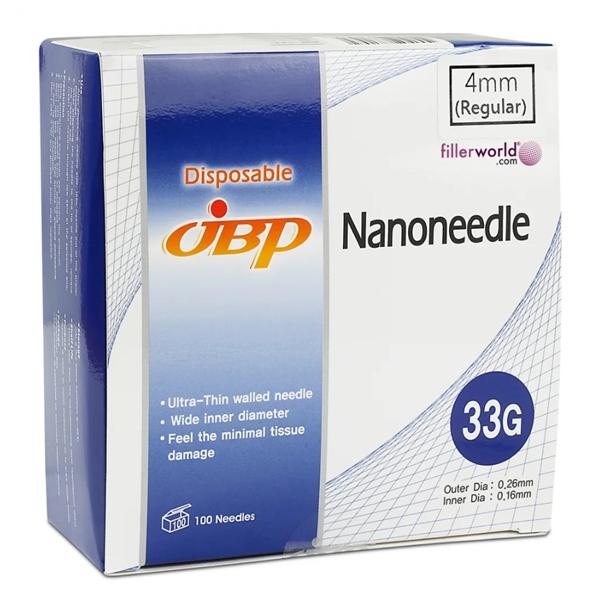 JBP Hypodermic Needle 33gx8mm Conventional 100/Bx