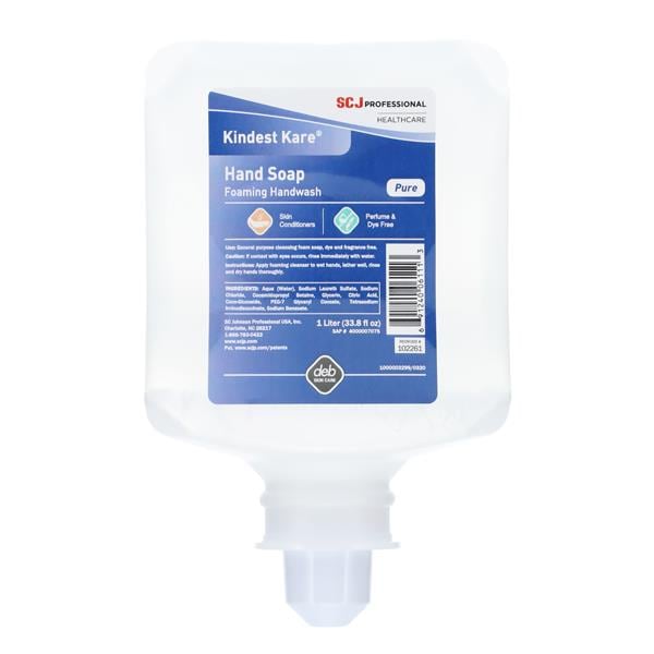 Kindest Kare Foam Handwash 1 Liter Fragrance Free 6/Ca