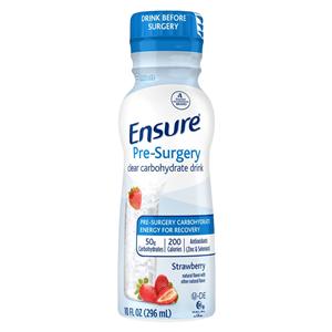 Ensure Pre-Surgery Nutrition Drink Strawberry 10oz Bottle 12/Ca