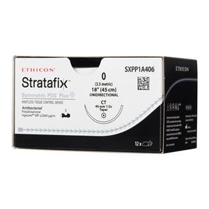 Stratafix Symmetric PDS Plus Suture 0 18" PDO/Trclsn Mnflmnt CT Vio 12/Bx