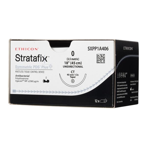 Stratafix Symmetric PDS Plus Suture 0 18" PDO/Trclsn Mnflmnt CT Vio 12/Bx